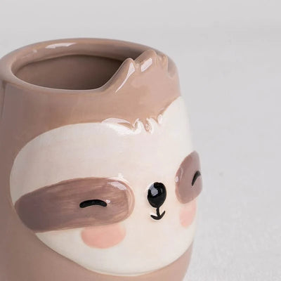 Apa la Papa Ceramic Animal Planter - Sloth