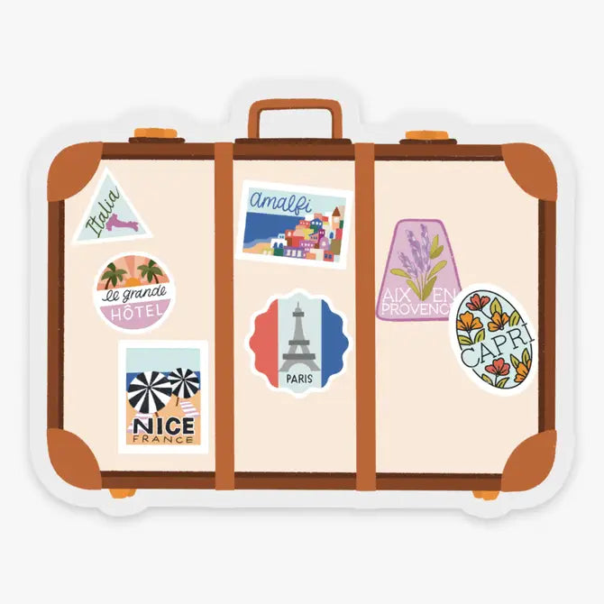 Clear Waterproof Vinyl Sticker 3x2.4"