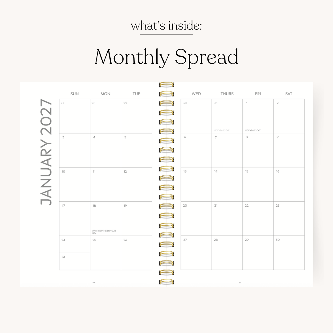 2027 Yearly Planner PREORDER SHIPS EARLY SEPTEMBER