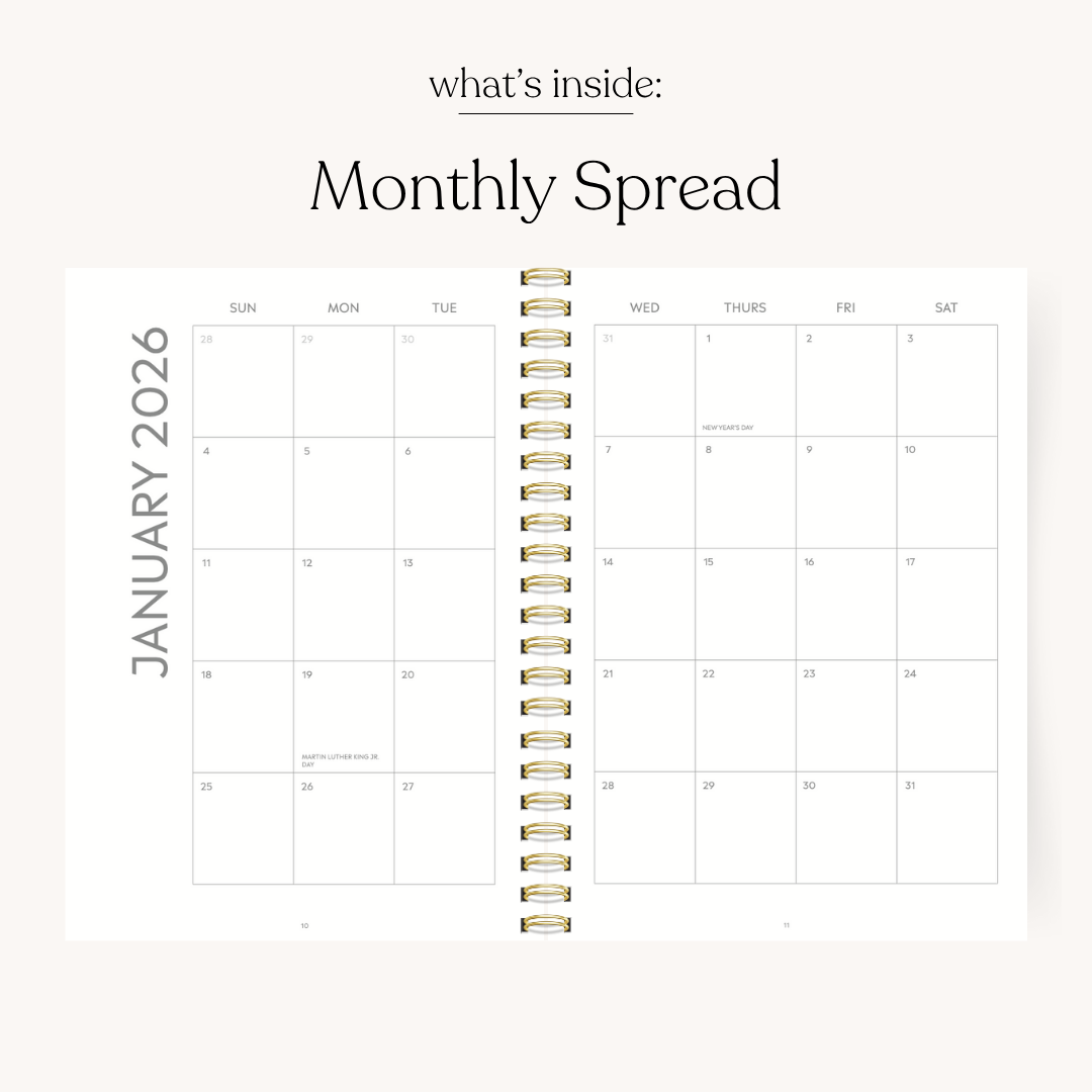 2026 Yearly Planner PREORDER SHIPS EARLY SEPTEMBER