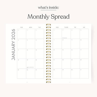 2026 Yearly Planner PREORDER SHIPS EARLY SEPTEMBER