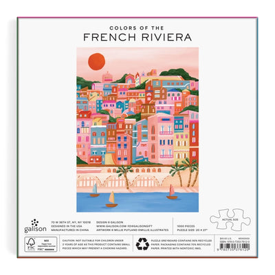 Colors of the French Riviera 1000 Piece Puzzle