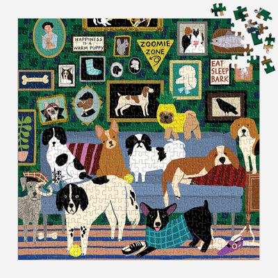 Lounge Dogs 500 Piece Puzzle