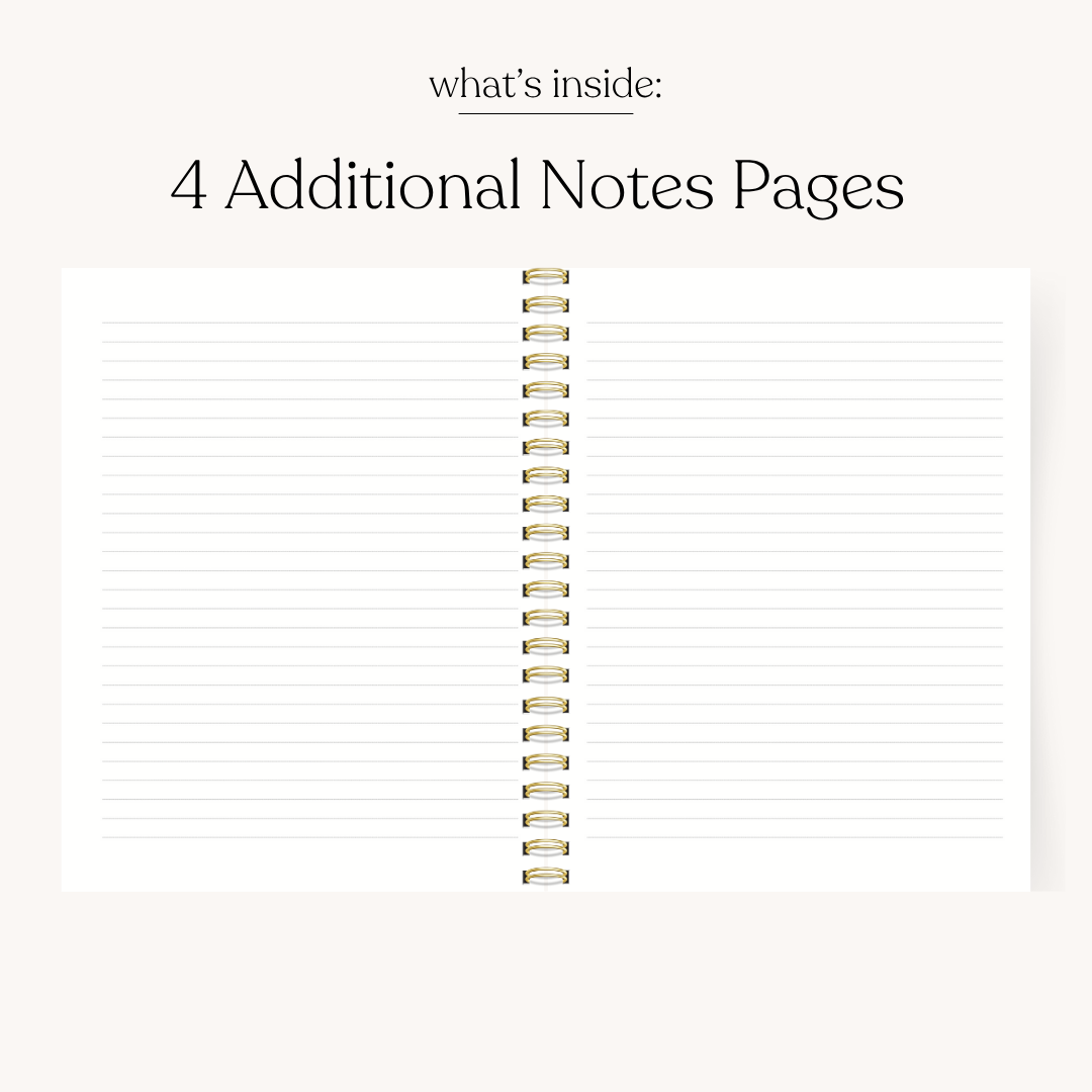 Undated Planner PREORDER SHIPS EARLY SEPTEMBER