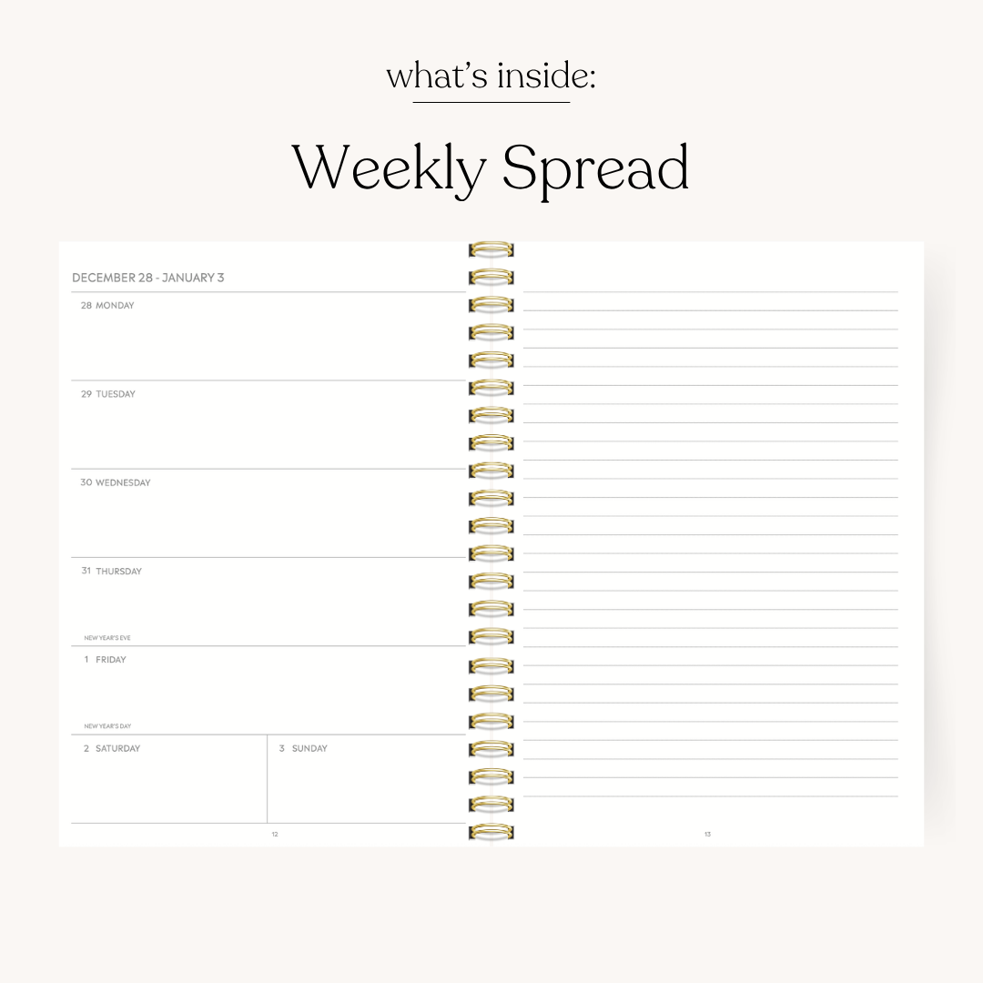 2027 Yearly Planner PREORDER SHIPS EARLY SEPTEMBER