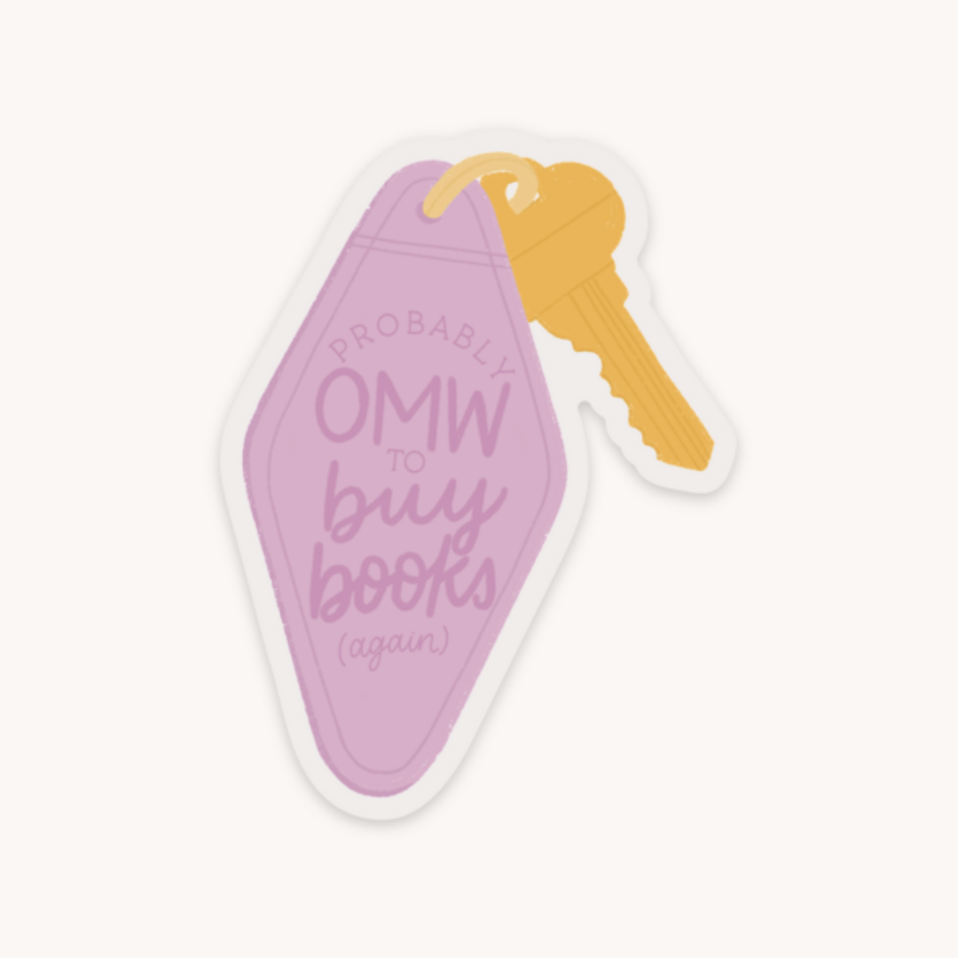 Clear Waterproof Vinyl Sticker 2.2x3"