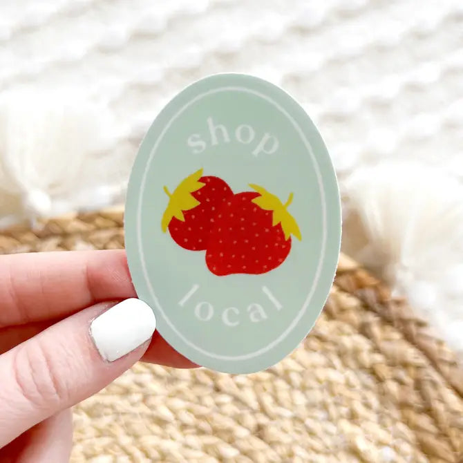 Waterproof Vinyl Sticker 2.75x2"