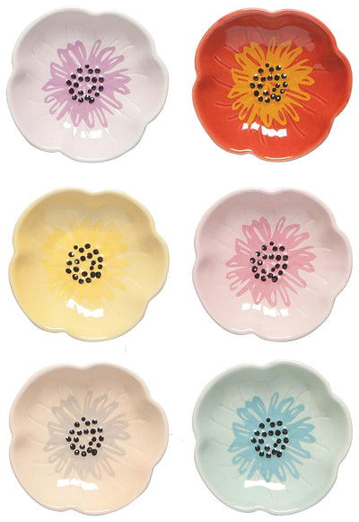 Flower Shaped Pinch Bowls, 6 Styles
