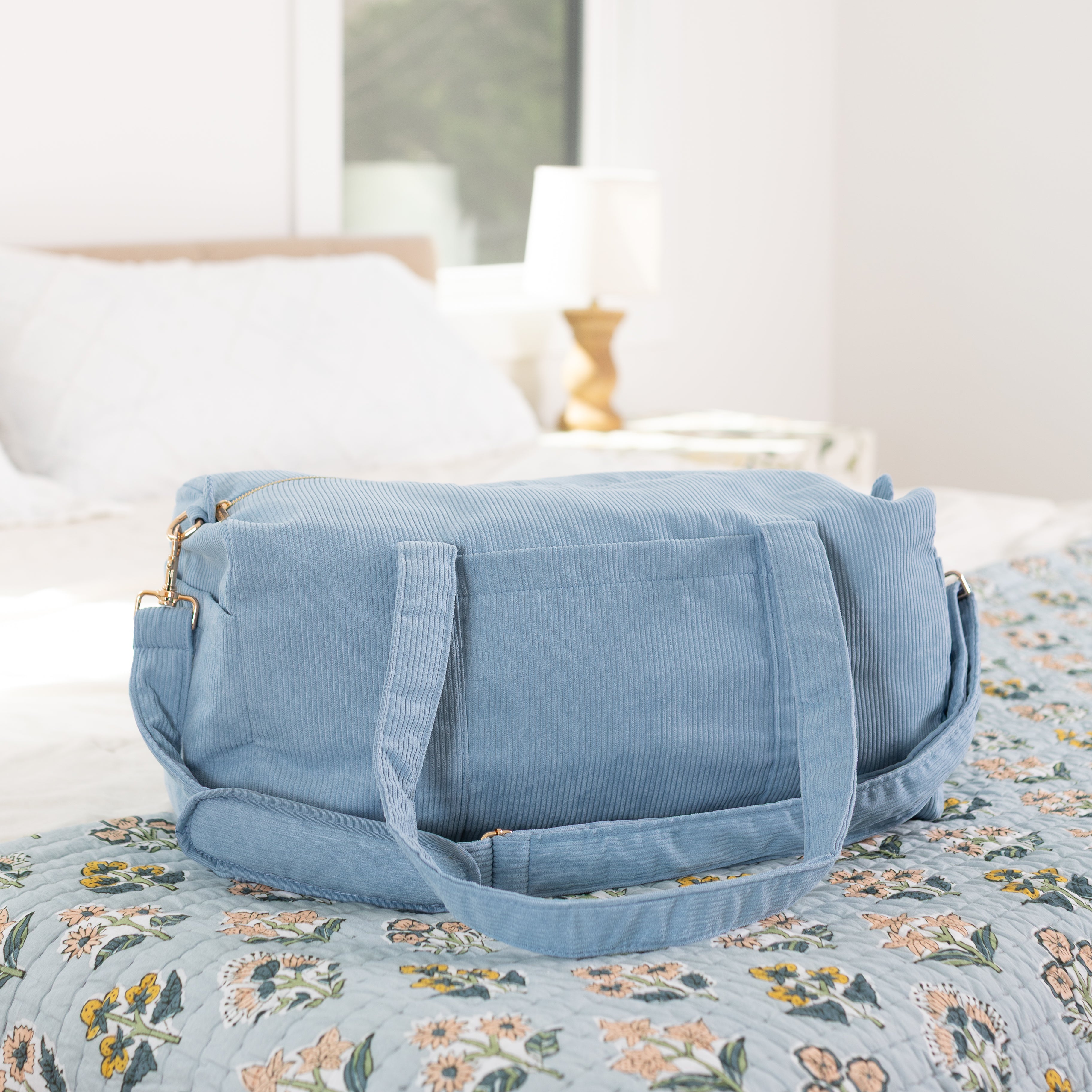 Corduroy Weekender Duffle Bag