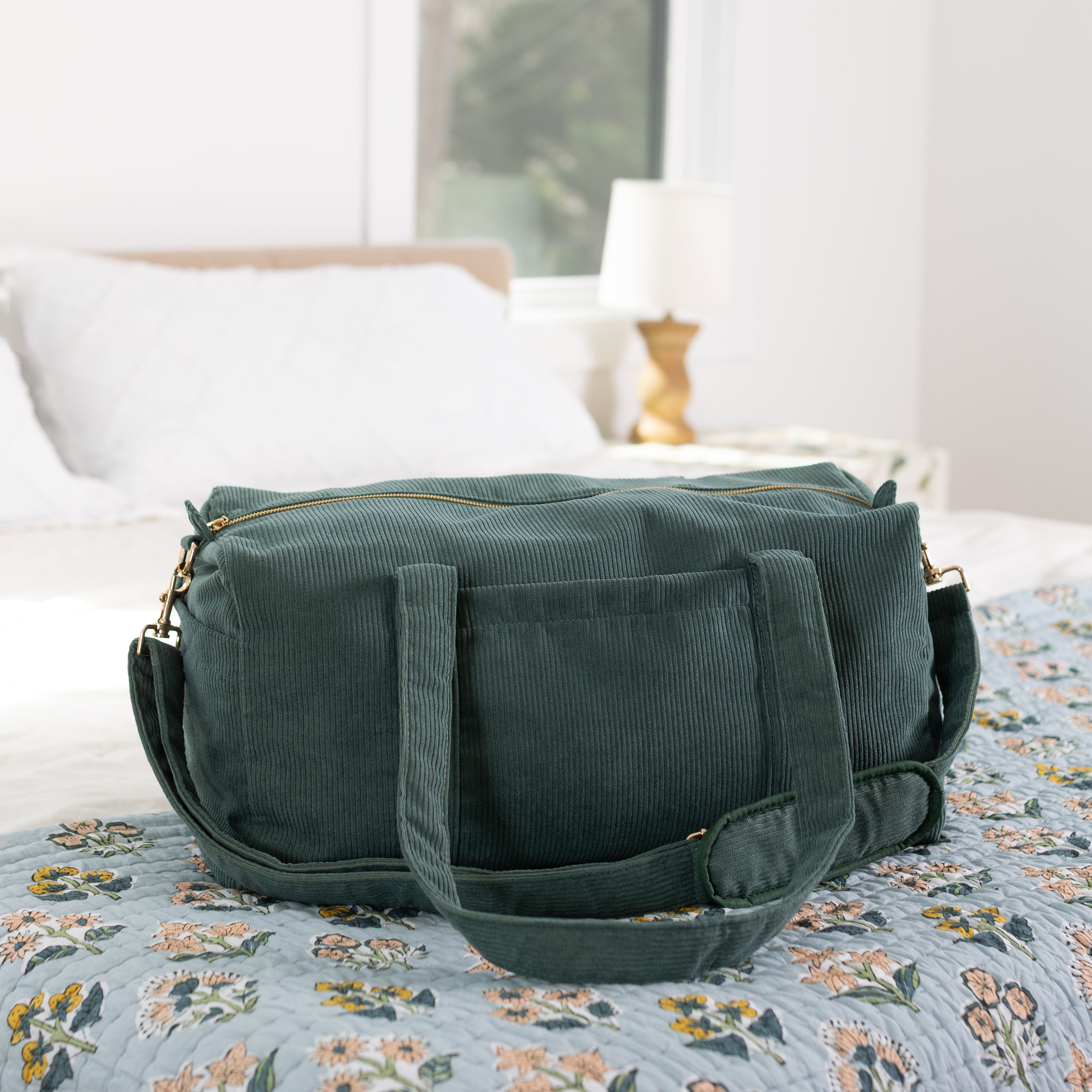 Corduroy Weekender Duffle Bag