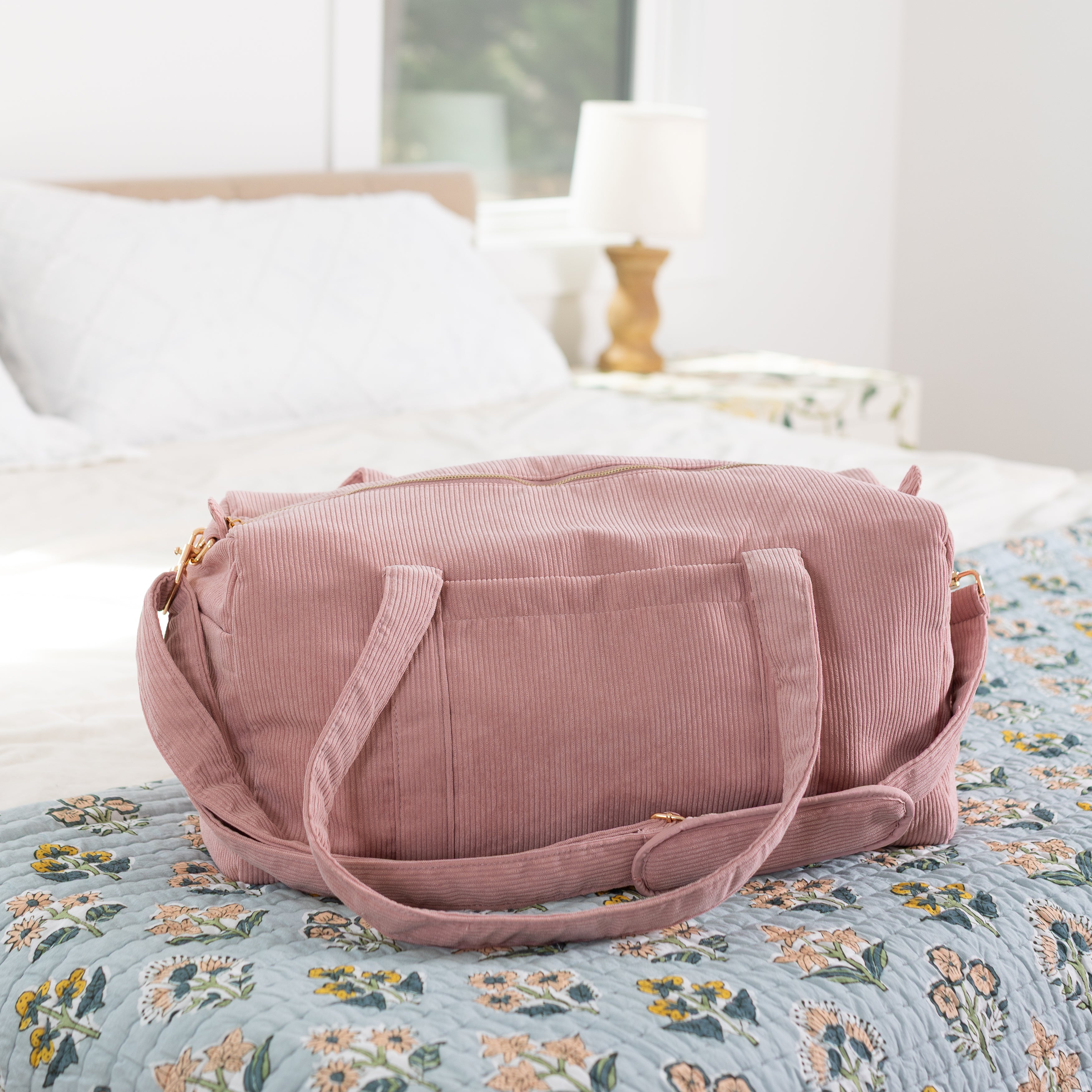 Corduroy Weekender Duffle Bag