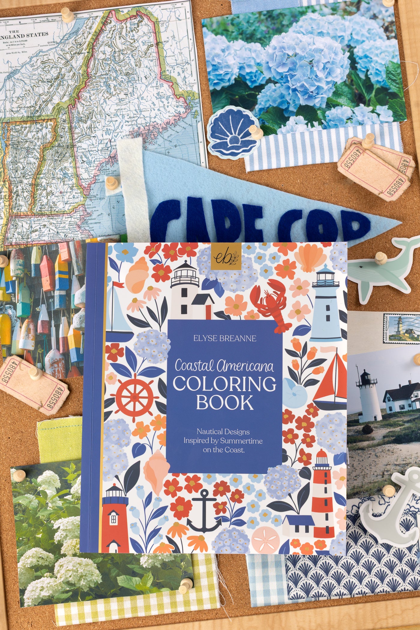 Coastal Americana Coloring Book PREORDER SHIPS EARLY JULY
