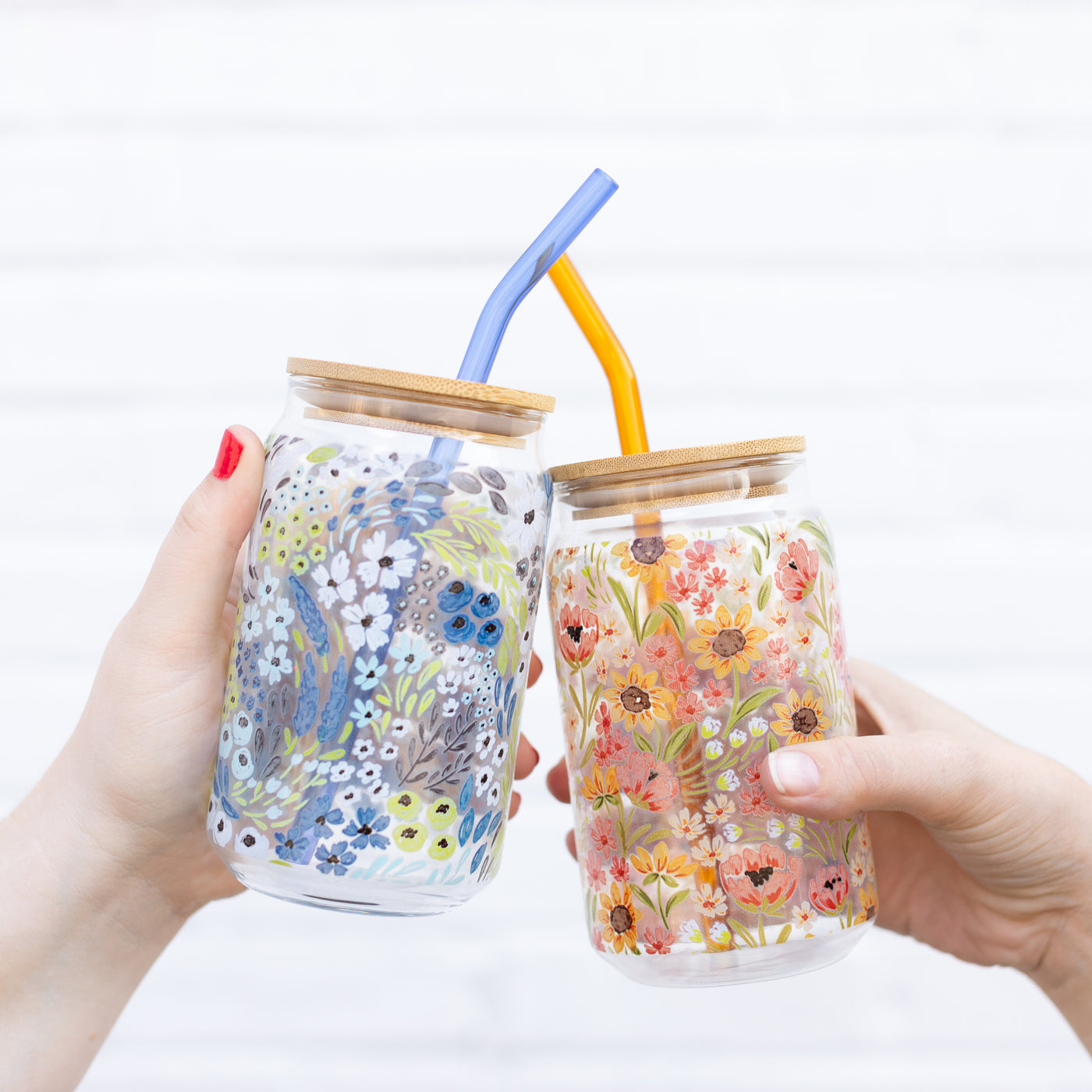 Colored Glass Straws