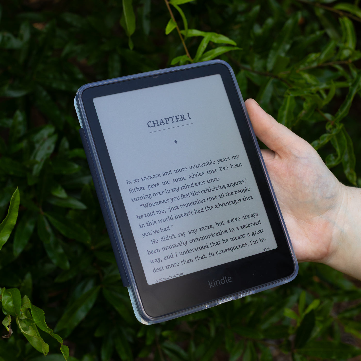 Clear Back Kindle Case