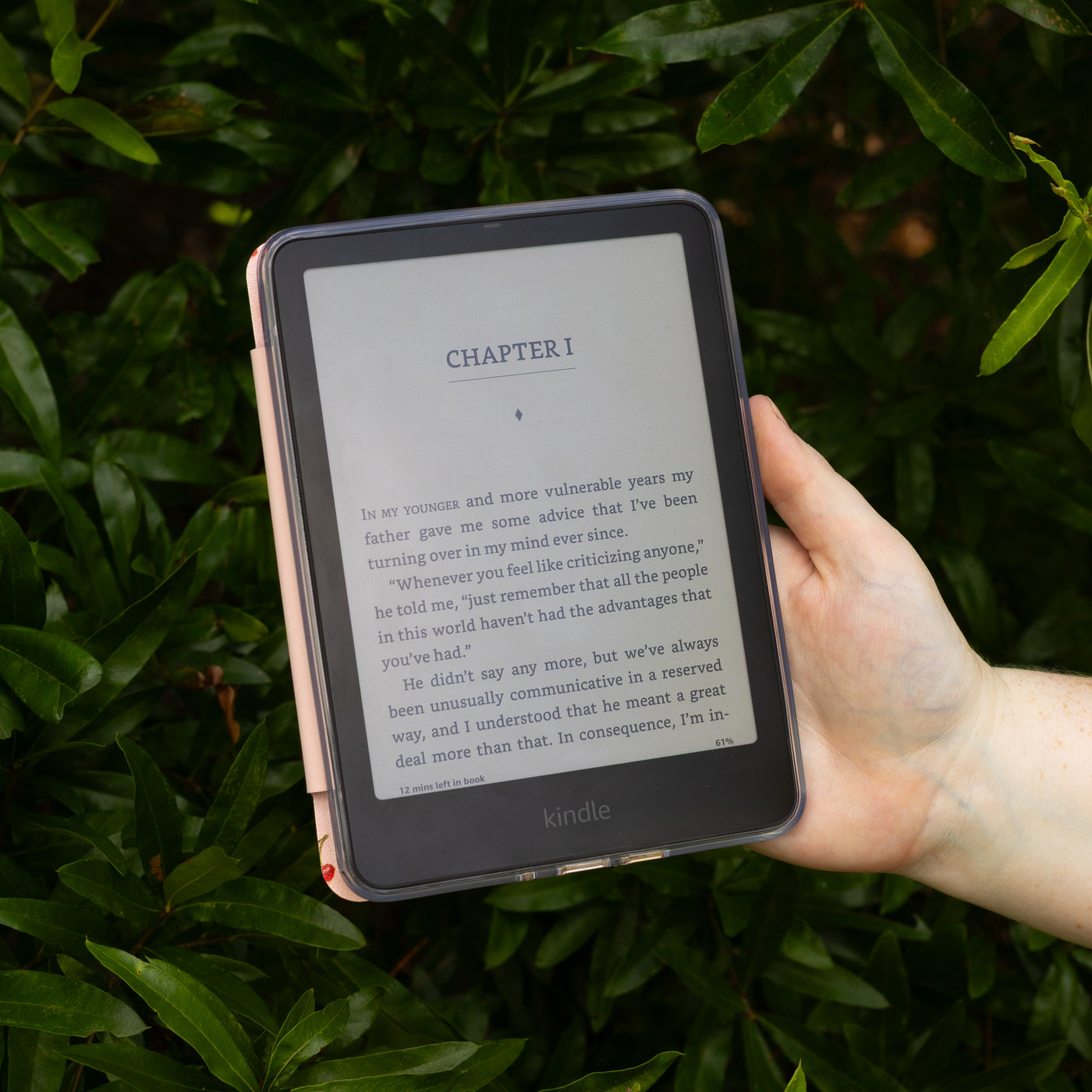 Clear Back Kindle Case