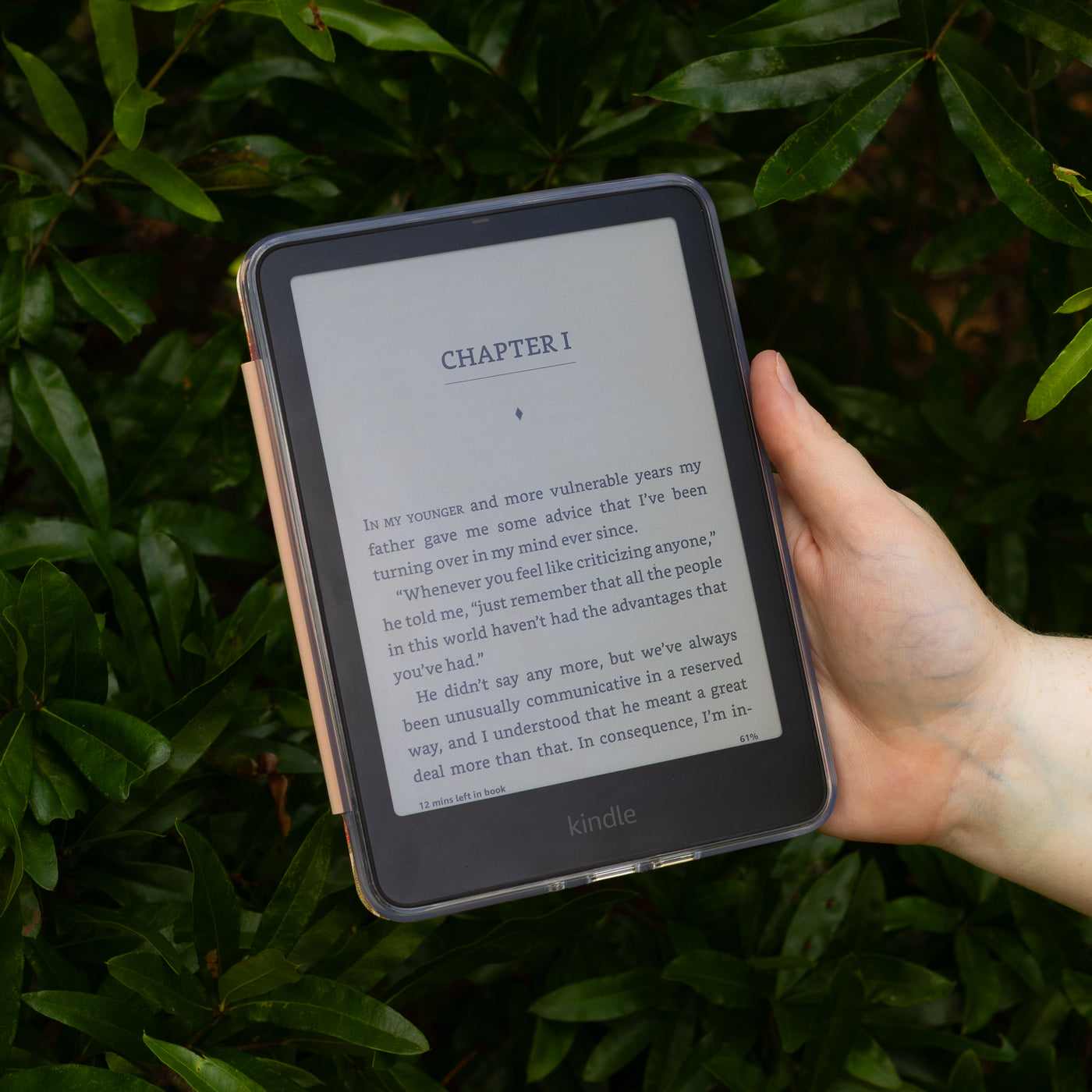 Clear Back Kindle Case
