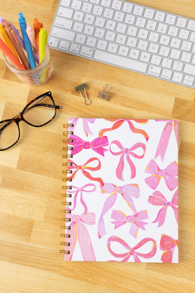 Hardcover Spiral Notebook, 7x9"