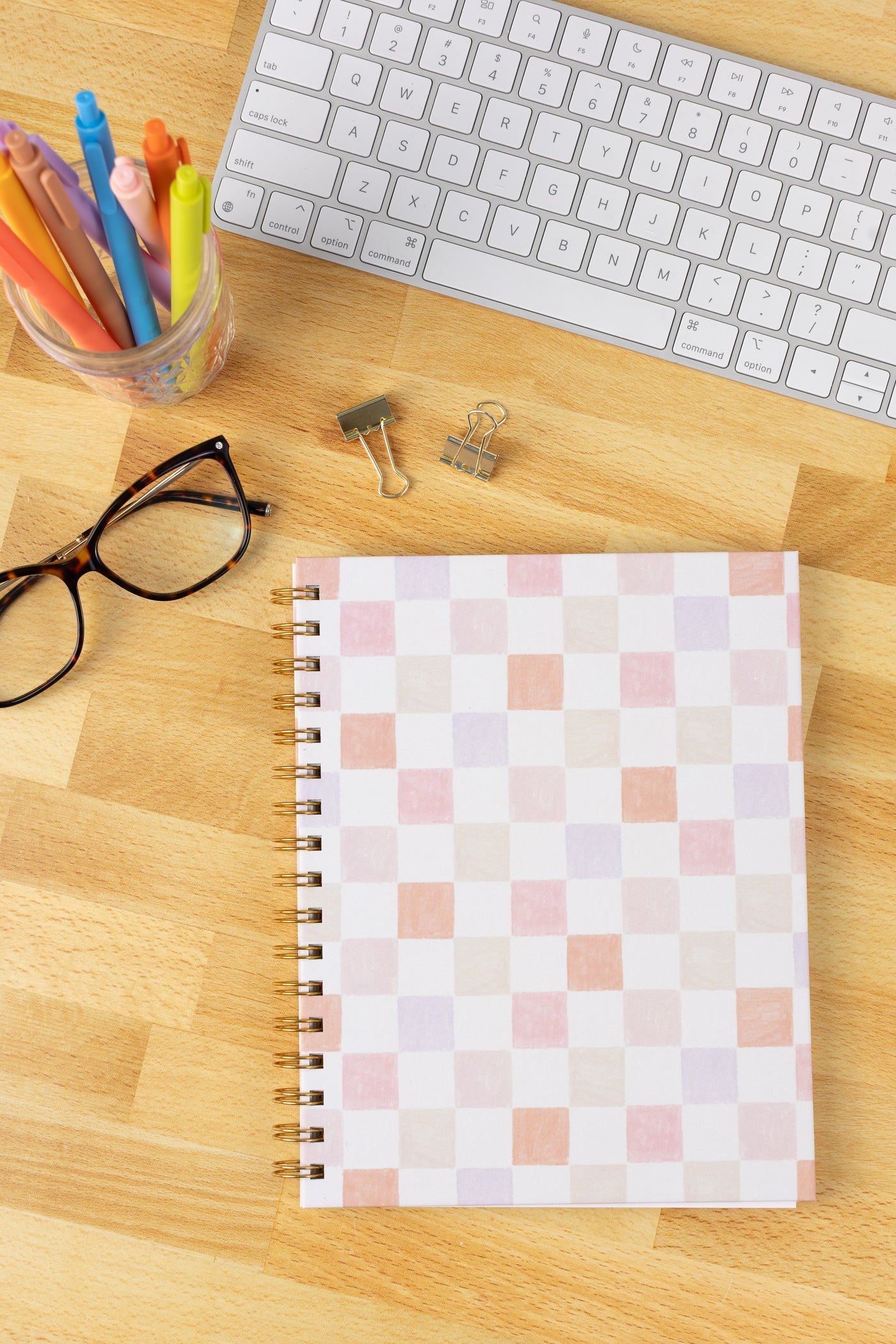 Hardcover Spiral Notebook, 7x9"