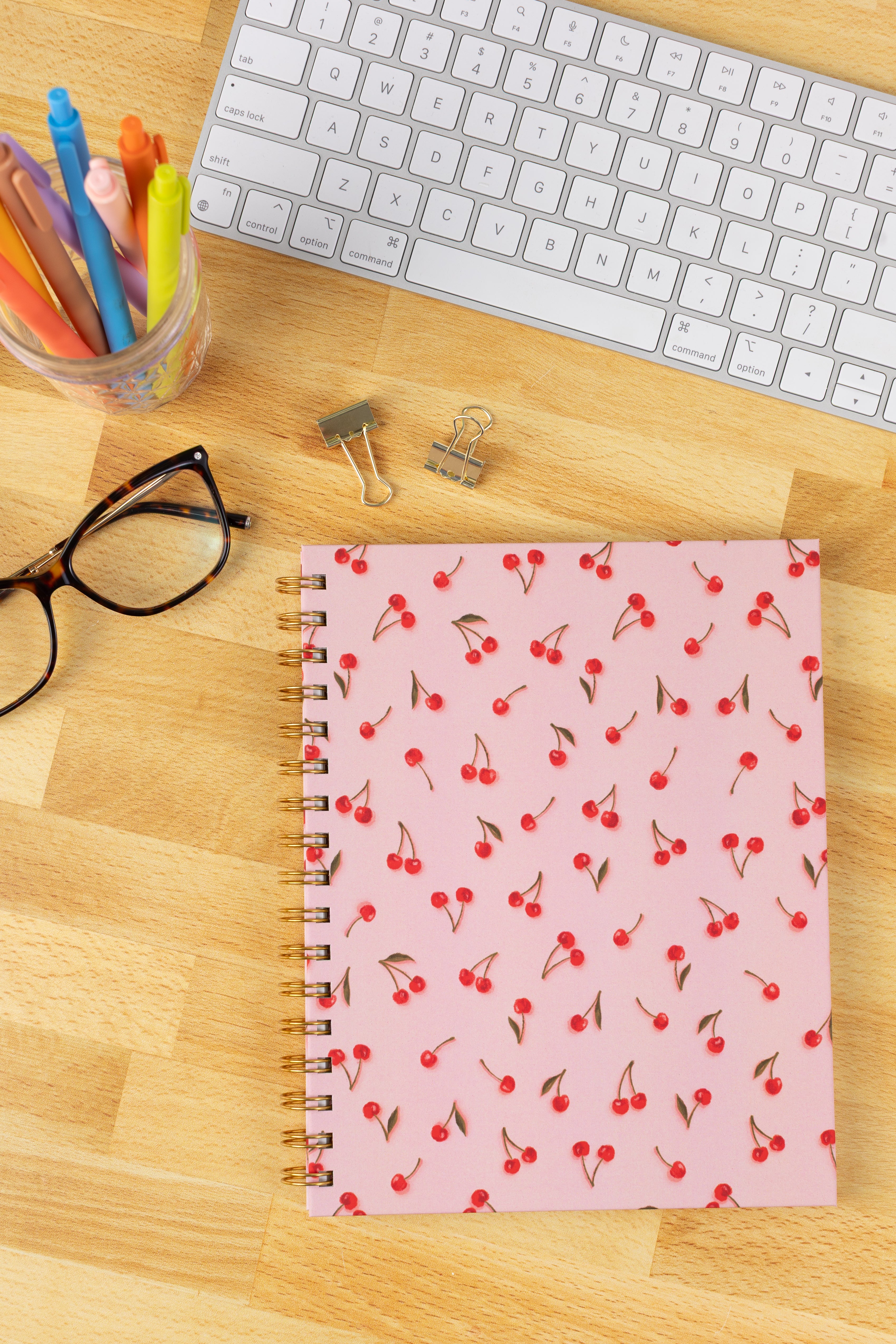 Hardcover Spiral Notebook, 7x9"
