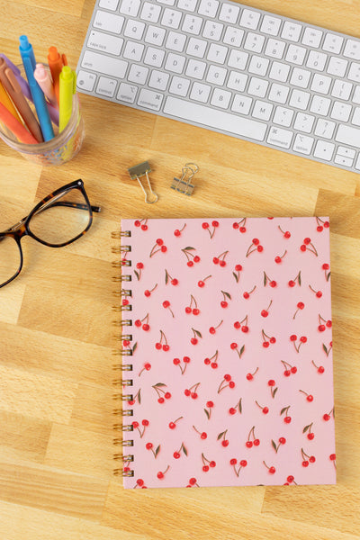 Hardcover Spiral Notebook, 7x9"