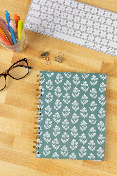 Hardcover Spiral Notebook, 7x9"