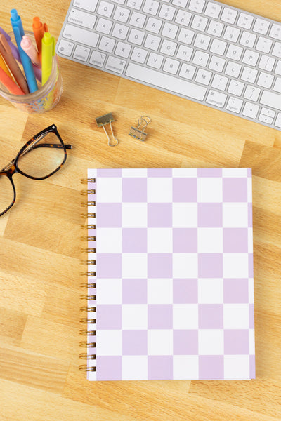 Hardcover Spiral Notebook, 7x9"