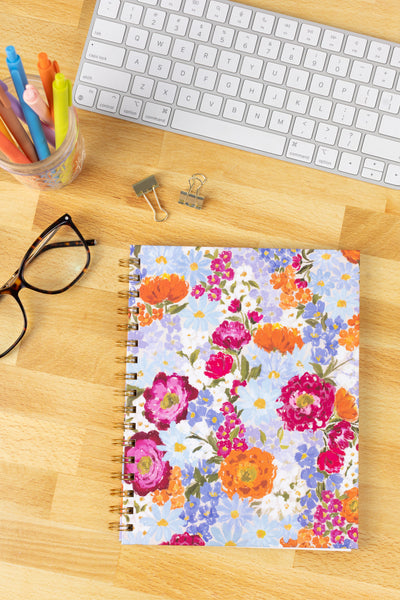 Hardcover Spiral Notebook, 7x9"