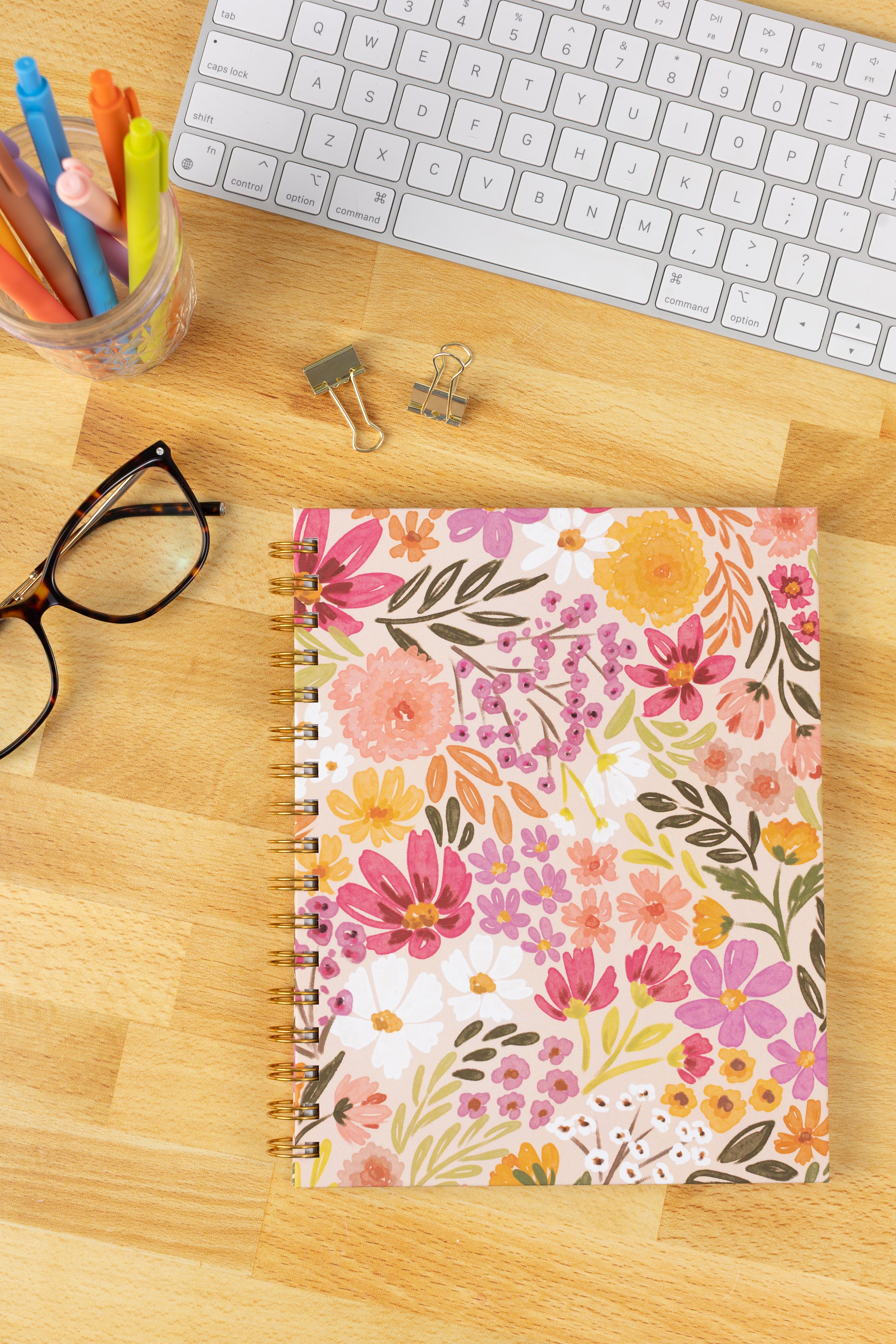 Hardcover Spiral Notebook, 7x9"