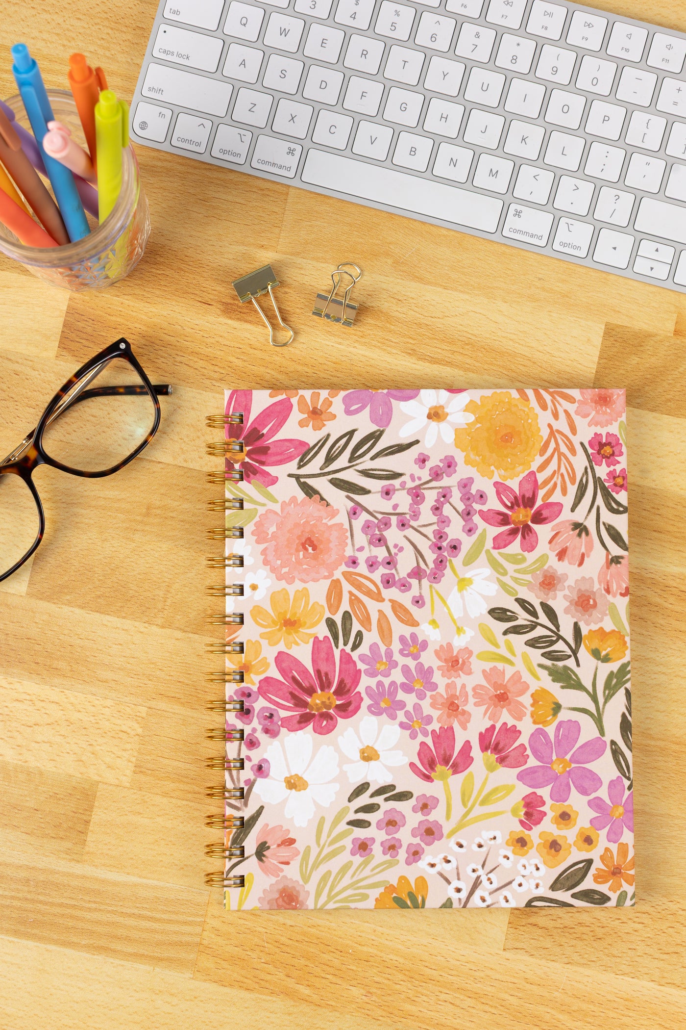 Hardcover Spiral Notebook, 7x9"