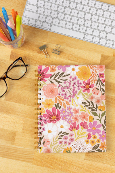Hardcover Spiral Notebook, 7x9"