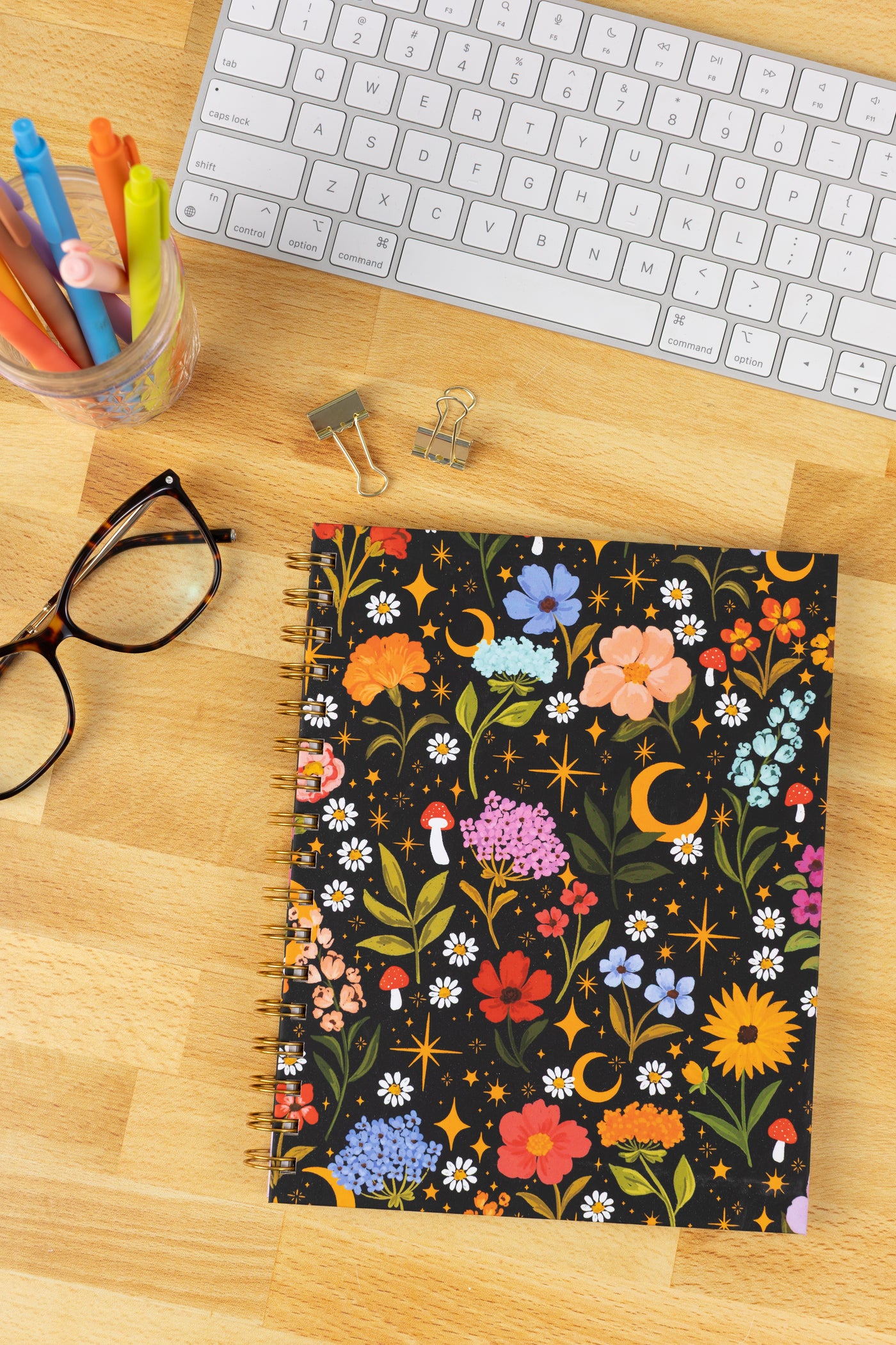 Hardcover Spiral Notebook, 7x9"