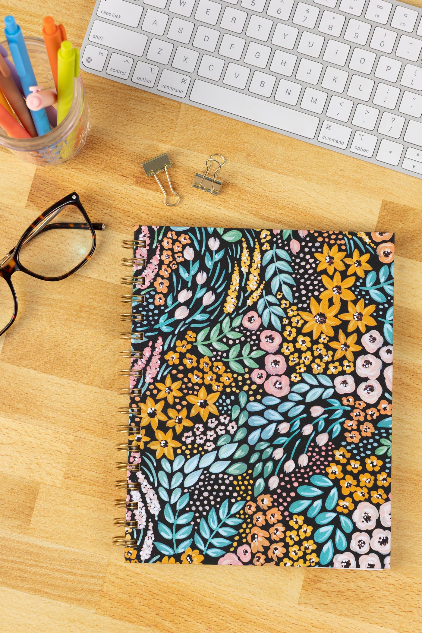 Hardcover Spiral Notebook, 7x9"