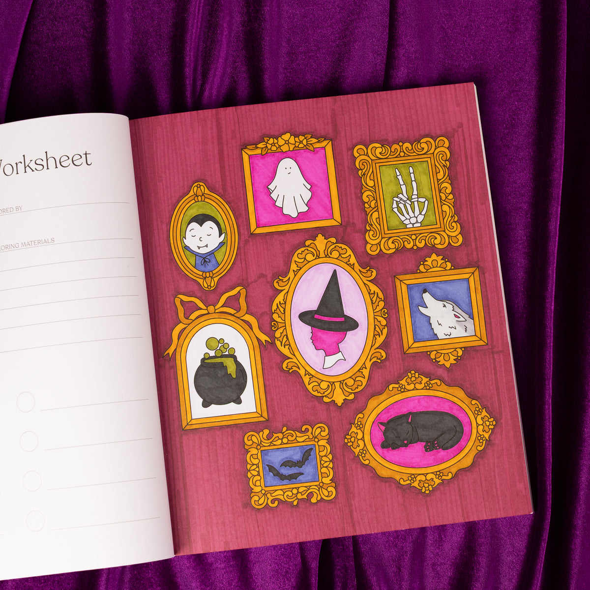 Sweet & Spooky Coloring Book
