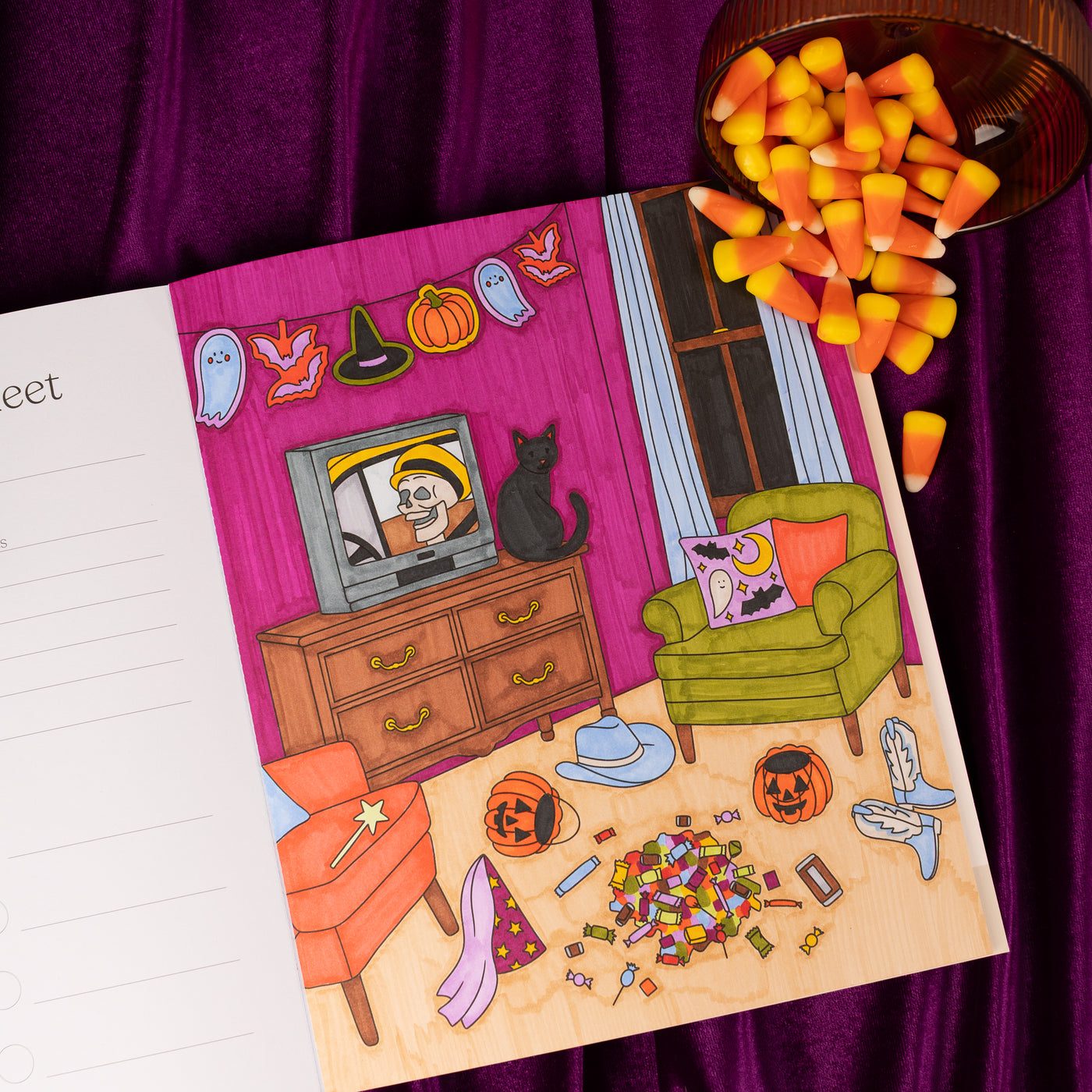 Sweet & Spooky Coloring Book PREORDER SHIPS LATE SEPTEMBER
