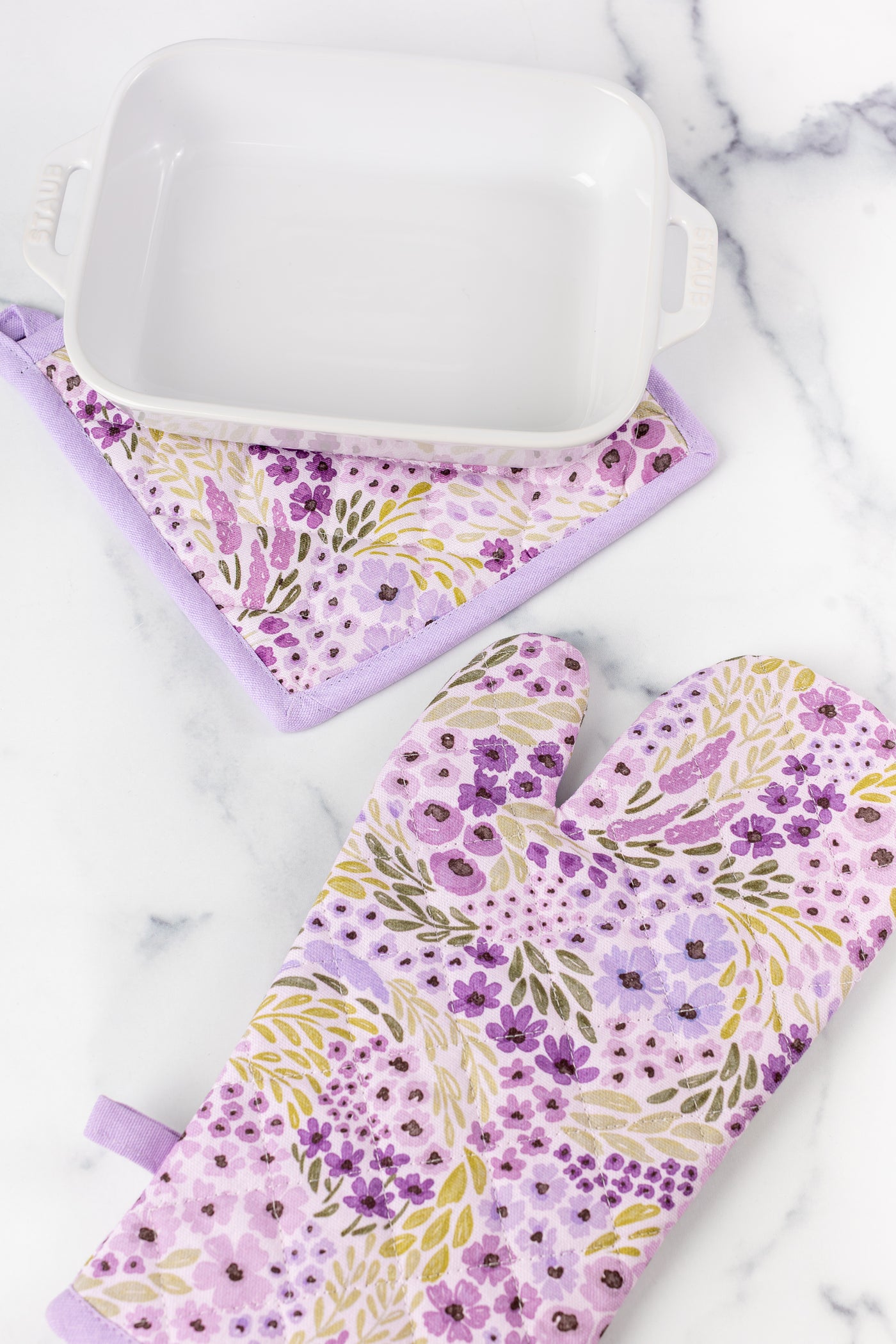 Oven Mitt + Pot Holder Set