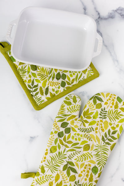 Oven Mitt + Pot Holder Set
