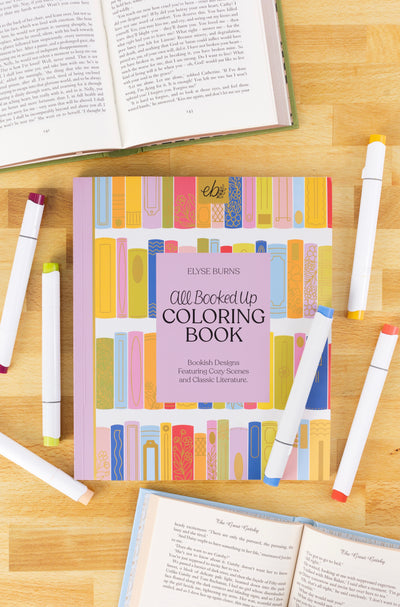 All Booked Up Coloring Book