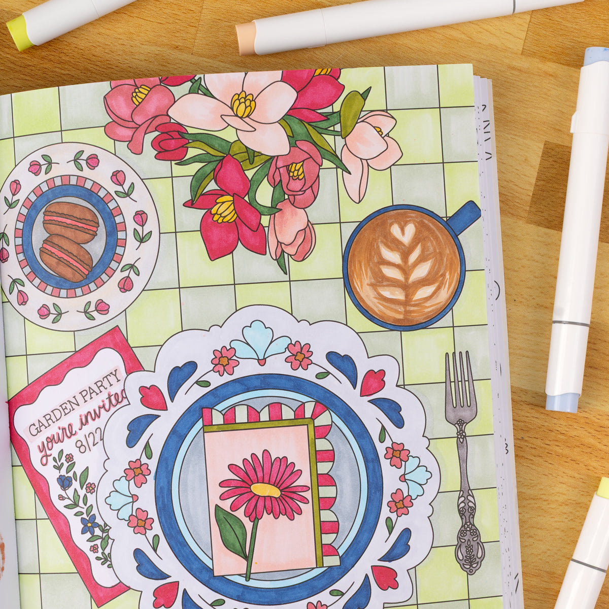 Garden Avenue Coloring Book