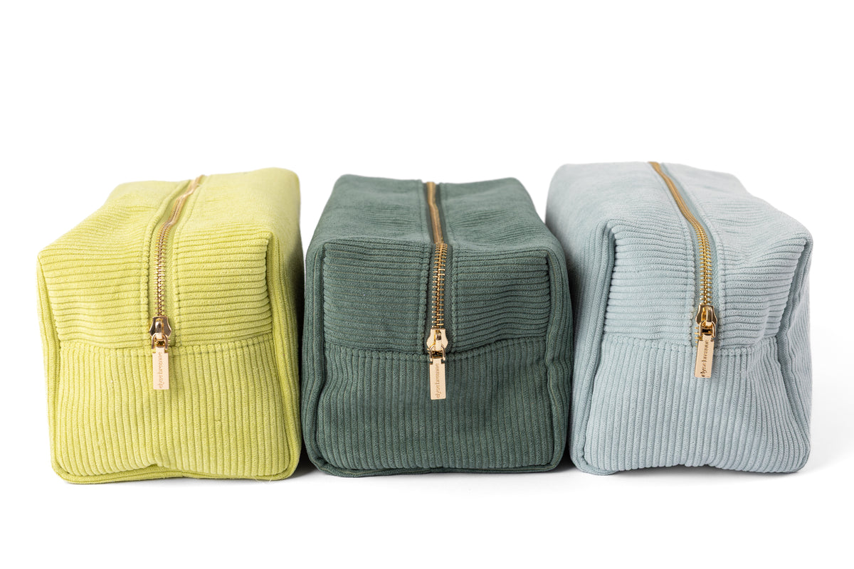 Corduroy Cosmetic Bag