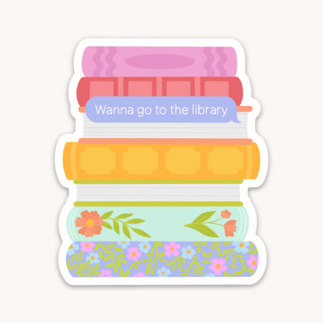 Waterproof Vinyl Sticker 2.6x3"