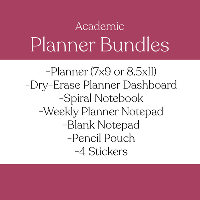 2025-2026 Academic Planner Bundle
