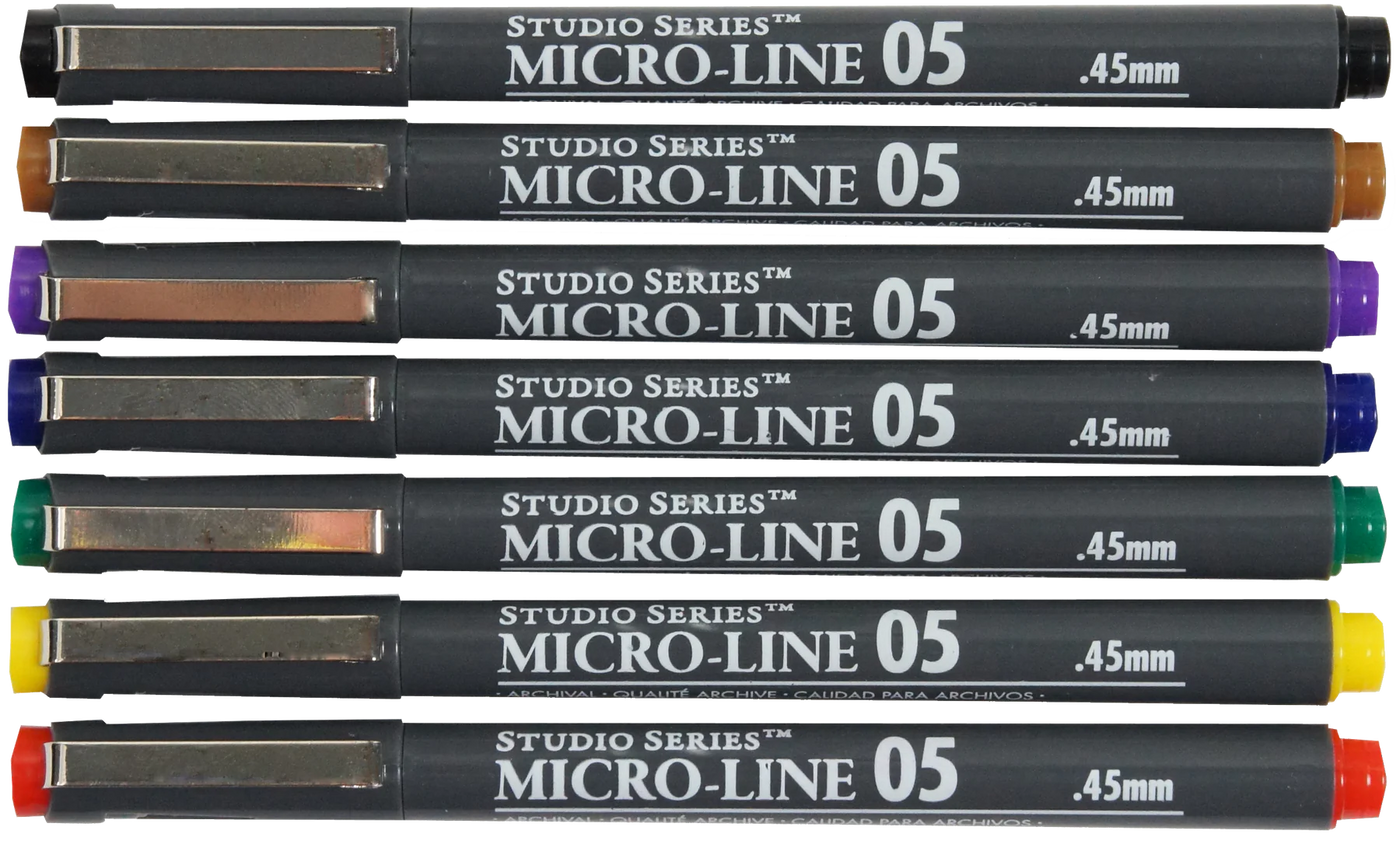 Studio Series Color Micro-Line Pen Set (Set of 7)