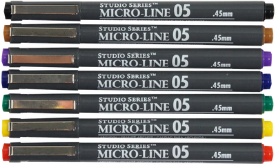 Studio Series Color Micro-Line Pen Set (Set of 7)