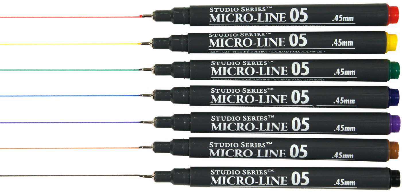 Studio Series Color Micro-Line Pen Set (Set of 7)