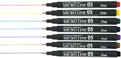 Studio Series Color Micro-Line Pen Set (Set of 7)