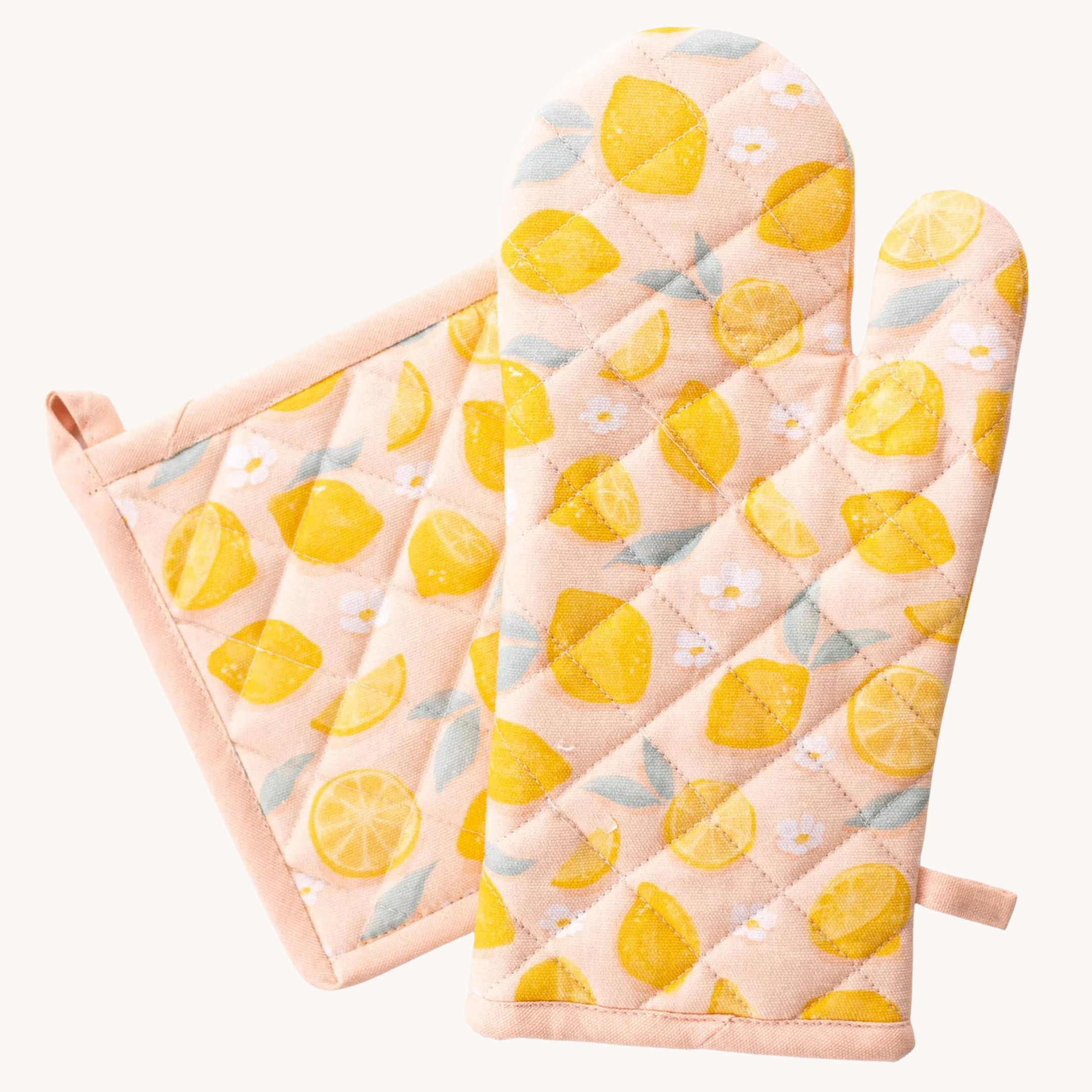 Oven Mitt + Pot Holder Set