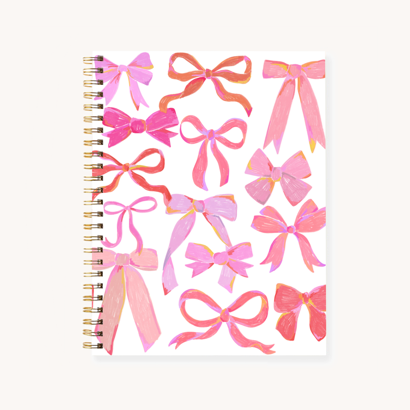 Hardcover Spiral Notebook, 7x9"