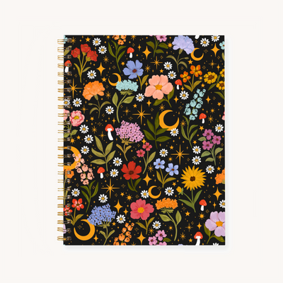 Hardcover Spiral Notebook, 7x9"