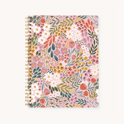 Hardcover Spiral Notebook, 7x9"
