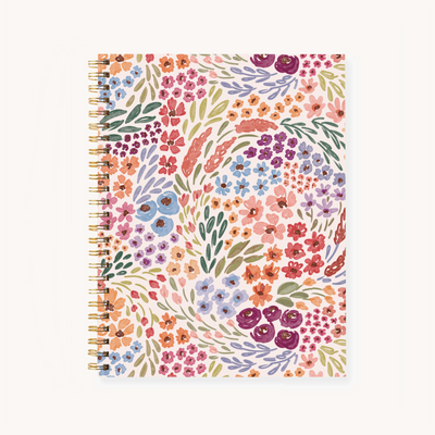 Hardcover Spiral Notebook, 7x9"